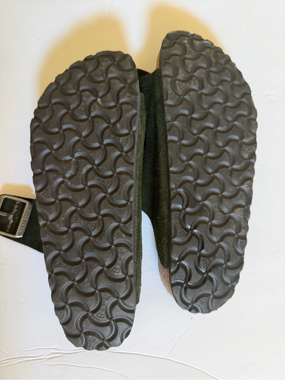 Green suede Arizona Birkenstocks 38 - Picture 5 of 10